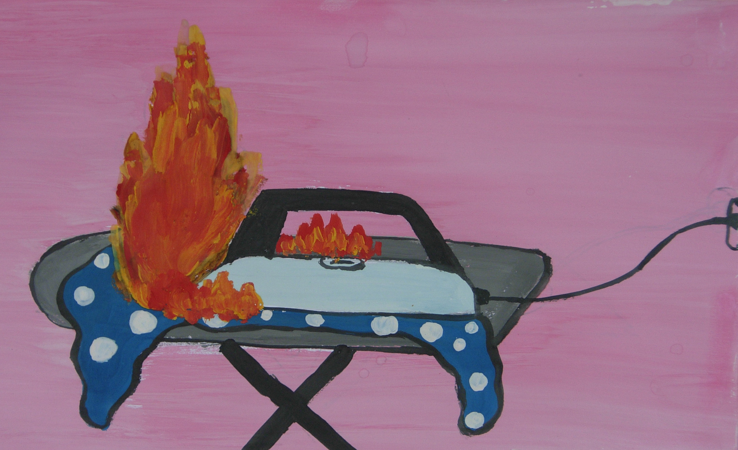бумага, гуашь, 2007