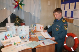 Дети рисуют об опасностях льда и открытой воды